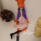 Куклы и игрушки handmade. Livemaster - original item Fox Tilda. Handmade.