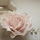 Rose with a pearl weave. Hair Decoration. Deco-flowers (deco-flowers). Online shopping on My Livemaster.  Фото №2