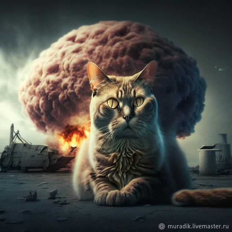 Котик. Арт картинка в интернет-магазине на Ярмарке Мастеров ...