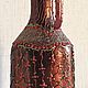 Бутылка с ручкой и росписью "Клюква". Бутылки. Милые подарки = Lovely gifts (Мила). Ярмарка Мастеров.  Фото №6