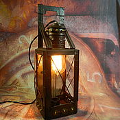 Для дома и интерьера handmade. Livemaster - original item Copy of LIGHT STYLE Dieselpunk "MINIATURE LAMP". Handmade.