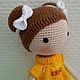 Doll in yellow. Amigurumi dolls and toys. Rina Frost. Online shopping on My Livemaster.  Фото №2