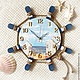 Часы настенные в морском стиле, Часы классические, Москва,  Фото №1