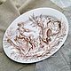 Painted porcelain Dish toile de Jouy. Plates. ArtFlera (artflera). My Livemaster. Фото №4