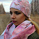 Felted hat 'Pink dreams', stole. Caps. silk wool. Online shopping on My Livemaster.  Фото №2