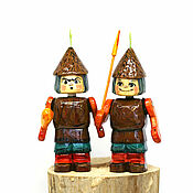Куклы и игрушки handmade. Livemaster - original item Set of wooden toys Jumpers (Marrans)The Emerald City. Handmade.