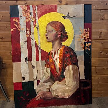 Картины и панно ручной работы. Ярмарка Мастеров - ручная работа Картина маслом. Handmade.
