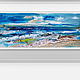 'Morning. Waves' Painting with the sea on canvas, Pictures, Moscow,  Фото №1