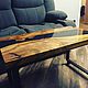 Заказать Журнальный стол-река из массива. Loftmarket. Ярмарка Мастеров. . Столы Фото №3