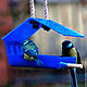 Order Bird feeder 'Chalet blue'. Art bird feeder. Livemaster. . Bird feeders Фото №3