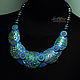 Necklace Combination Orange Gray (401) designer jewelry. Necklace. Svetlana Parenkova (parenkova). My Livemaster. Фото №13