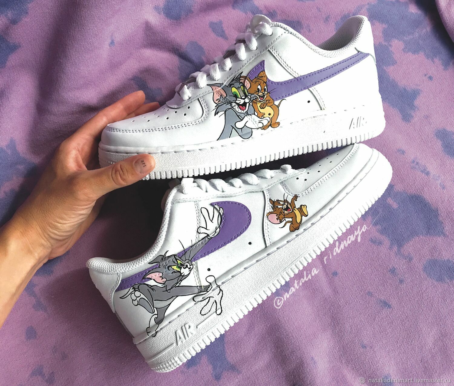 Custom tom and jerry shoes on sale