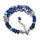Order Blue bracelet bunch of 'Sky' blue stones. krasota-prirody. Livemaster. . Bead bracelet Фото №3