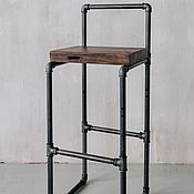 Для дома и интерьера handmade. Livemaster - original item Bar stool made of water pipes 