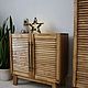 Шкаф с жалюзийными дверцами/120. Шкафы. countrywood.shop. Ярмарка Мастеров.  Фото №4