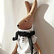 Soft toy hare. Stuffed Toys. handsewingtoys. My Livemaster. Фото №6