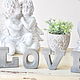 La palabra 'LOVE' de hormigón de letras, la palabra amor en el estilo Loft, Minimal. Words. Decor concrete Azov Garden. Ярмарка Мастеров.  Фото №4