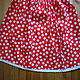 Skirt for girls polka dot American cotton Muhomorchikom, Child skirt, Novosibirsk,  Фото №1
