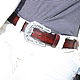 Order Leather belt for women ' Diamond Woman». CRAZY RHYTHM bags (TP handmade). Livemaster. . Straps Фото №3