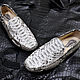 Moccasins made of genuine python leather, in natural colors!. Moccasins. SHOES&BAGS. Online shopping on My Livemaster.  Фото №2
