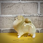 Souvenirs with wishes: Cow with a wing Health figurine porcelain