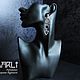 Серьги Геометрия. Серьги классические. Маргарита Туркина Украшения (marlijewelry). Ярмарка Мастеров.  Фото №8