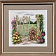 Hand cross stitch painting Come visit. Pictures. valiamoro (valiamoro). Online shopping on My Livemaster.  Фото №2