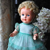 Винтаж handmade. Livemaster - original item Vintage dolls: Celluloid Wig Doll Horlave. Handmade.