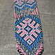 gerdan (gaitan) of beads 'denim pattern'. Necklace. Slava. My Livemaster. Фото №4