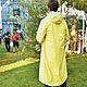 Men's Yellow RAINCOAT with Hood Bright Long Stylish Membrane. Mens outerwear. zuevraincoat (zuevraincoat). Online shopping on My Livemaster.  Фото №2