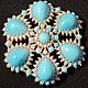 Бирюза натуральная нежно-бирюзовая / Иран. Кабошоны. ТАНАГРА gemstones (винтаж). Ярмарка Мастеров.  Фото №7
