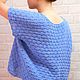 Топ из хлопка  вязаный женский. Топы. AccessoriesWool мягко и комфортно. Ярмарка Мастеров.  Фото №4