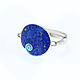 Order Bracelet with lapis lazuli and turquoise. Bracelet with natural stones. ARIEL - MOSAIC. Livemaster. . Hard bracelet Фото №3