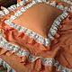 Linen bed linen ' Carrot fresh & cream '. Bedding sets. Linen fantasy. My Livemaster. Фото №4