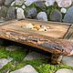 Чабань "Дзен" для путешествий. Подносы. Joyful Art wood. Интернет-магазин Ярмарка Мастеров.  Фото №2