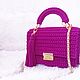 Stylish Magenta with quality fittings in gold. Holds shape well. Light and roomy! The bag's weight about 450—500 g.
