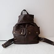 Сумки и аксессуары handmade. Livemaster - original item Women`s Custom Leather Backpack for Christina.. Handmade.