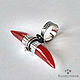 Balance silver ring (silver, gold, carnelian). Rings. jewelart. Online shopping on My Livemaster.  Фото №2