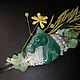 Natural Agate hairpin with aquamarine beads Svoboda. Hairpins. TADAM-jewelry (TADAM-jewelry). My Livemaster. Фото №5