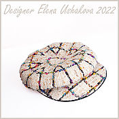 Аксессуары handmade. Livemaster - original item Chanel Style. The most beautiful tweed cap with velvet.. Handmade.