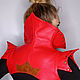 Order Princess Red Leather Bolero. Lollypie - Modiste Cat. Livemaster. . Boleros Фото №3