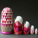 Matryoshka children's toy interior Nordic pink 5m. Dolls1. color of magic. Online shopping on My Livemaster.  Фото №2