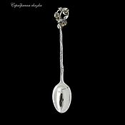 Посуда handmade. Livemaster - original item Teaspoon silver CHERRY. Handmade.