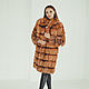 Fox fur coat of shade of coral, Fur Coats, Moscow,  Фото №1