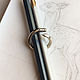 Jewelry sets: Ring Brush Pencil made of white bronze. Jewelry Sets. ametrynes. My Livemaster. Фото №5