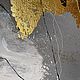Картина акрилом с золотой поталью, абстракция в интерьер. Картины. Наталья Огаркова. Интернет-магазин Ярмарка Мастеров.  Фото №2
