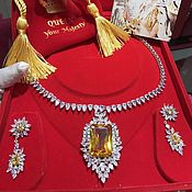 "Королева осени" кольцо с натуральным камнем