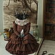 interior doll: A two-headed goat in a brown dress. Interior doll. Irina Sayfiydinova (textileheart). Online shopping on My Livemaster.  Фото №2