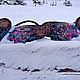 Валяные варежки "Не ищи зайца в бору: на опушке сидит. ". Варежки. 'Овечкино счастье'. Ярмарка Мастеров.  Фото №6