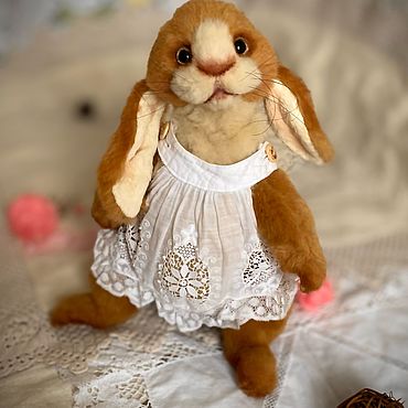 Куклы и игрушки ручной работы. Ярмарка Мастеров - ручная работа Зайка. Handmade.